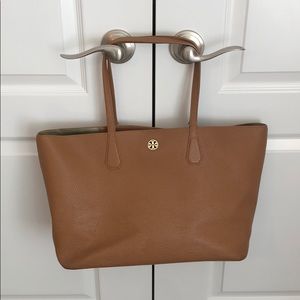 Tory Burch Large Leather Tote Bag